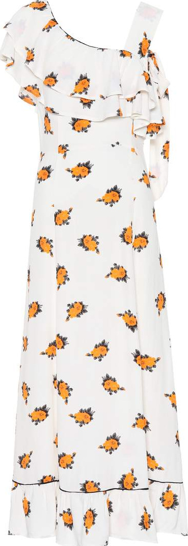 Ganni Roseburg crêpe dress