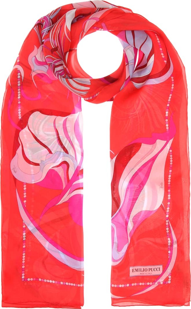 Emilio Pucci Printed silk scarf