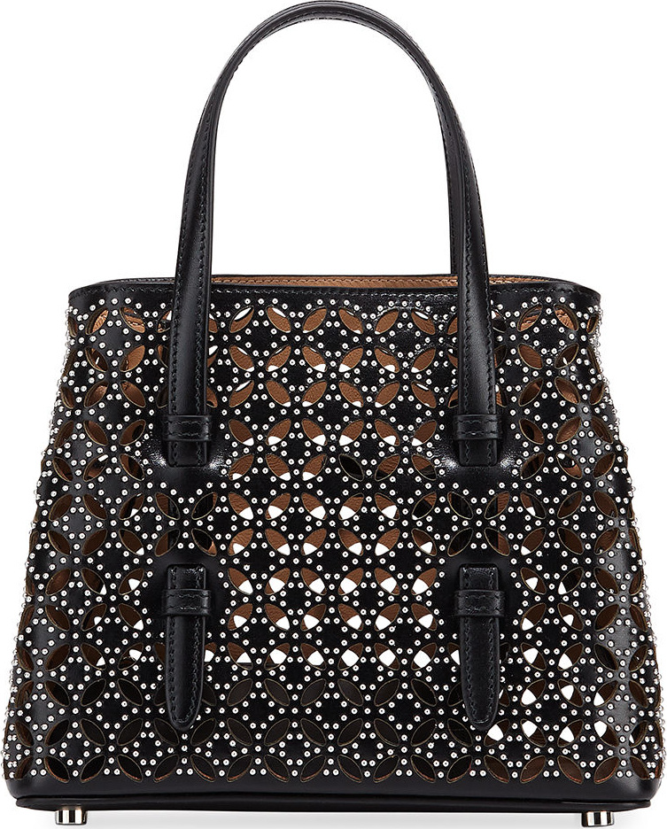 Alaïa Micro Tote Bag in Cuir Lux Petal