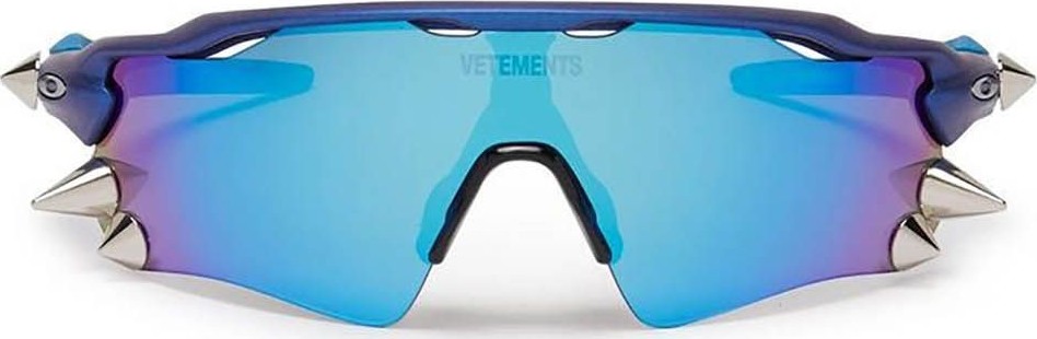 Vetements Vetements x Oakley Spike 200 blue sunglasses