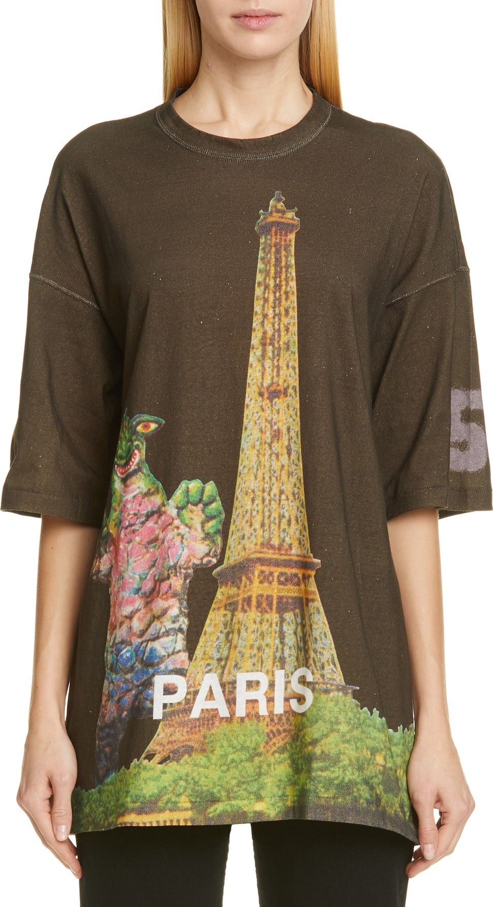 Undercover Godzilla City Oversize Tee