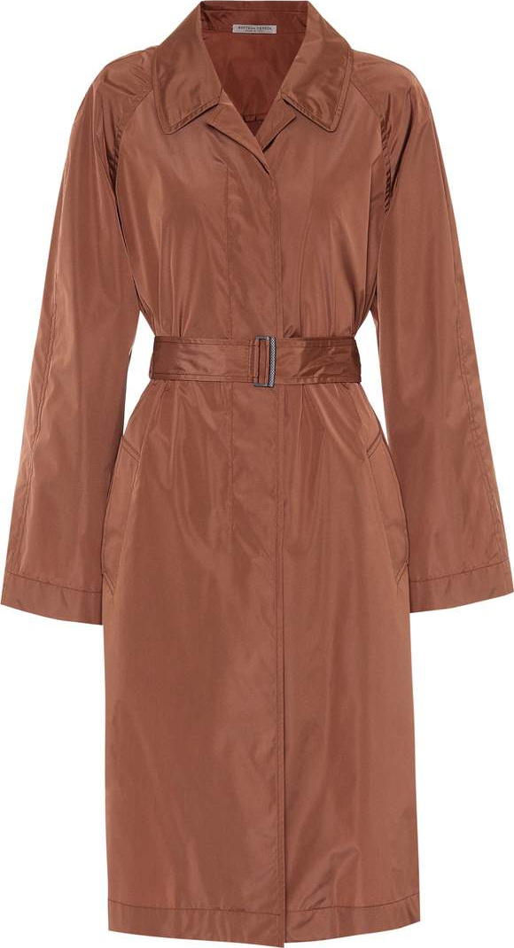Bottega Veneta Silk-blend trench coat