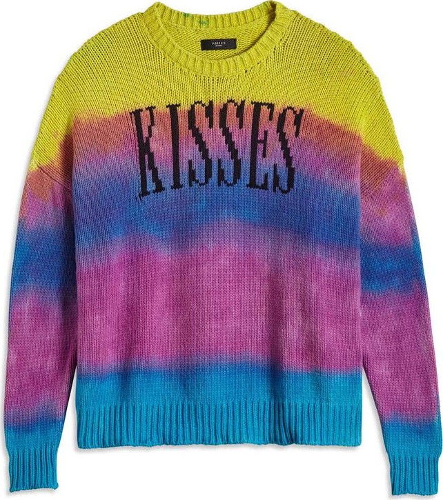 Amiri Rainbow kisses pullover sweater