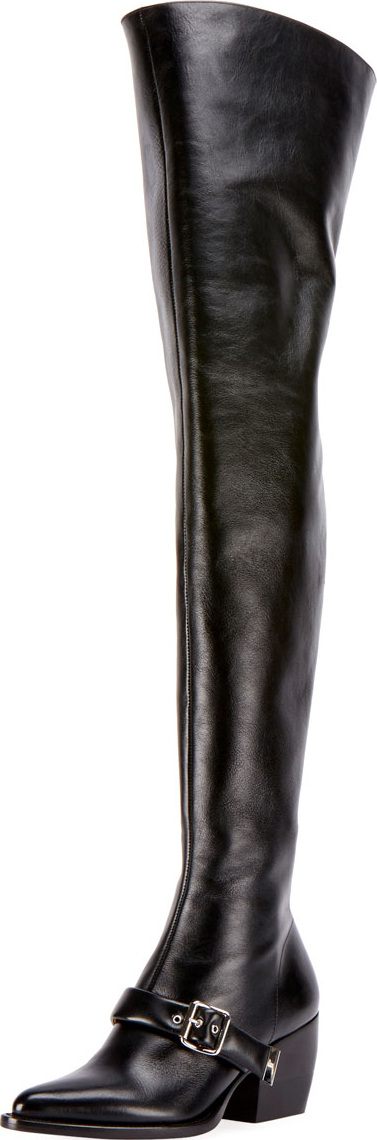 Chloe Rylee Over-The-Knee Buckle Boot
