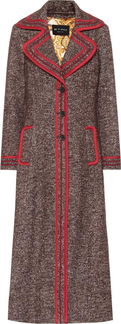 Etro Cotton and wool-blend coat