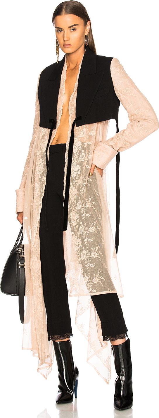 Ann Demeulemeester Sleeveless Belted Wrap Dress