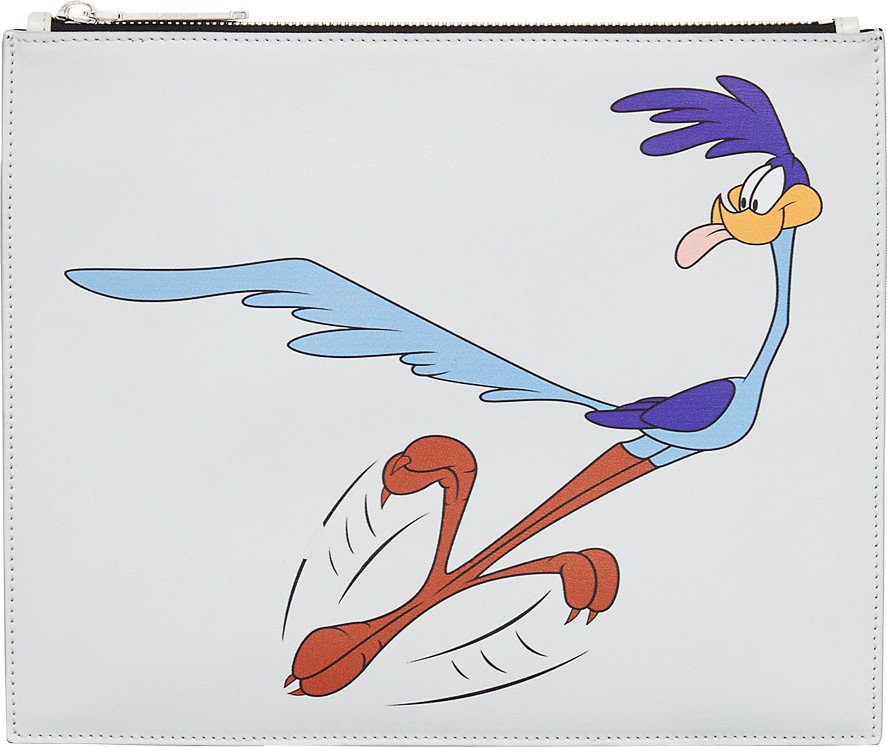 Calvin Klein 205W39NYC looney toons print clutch