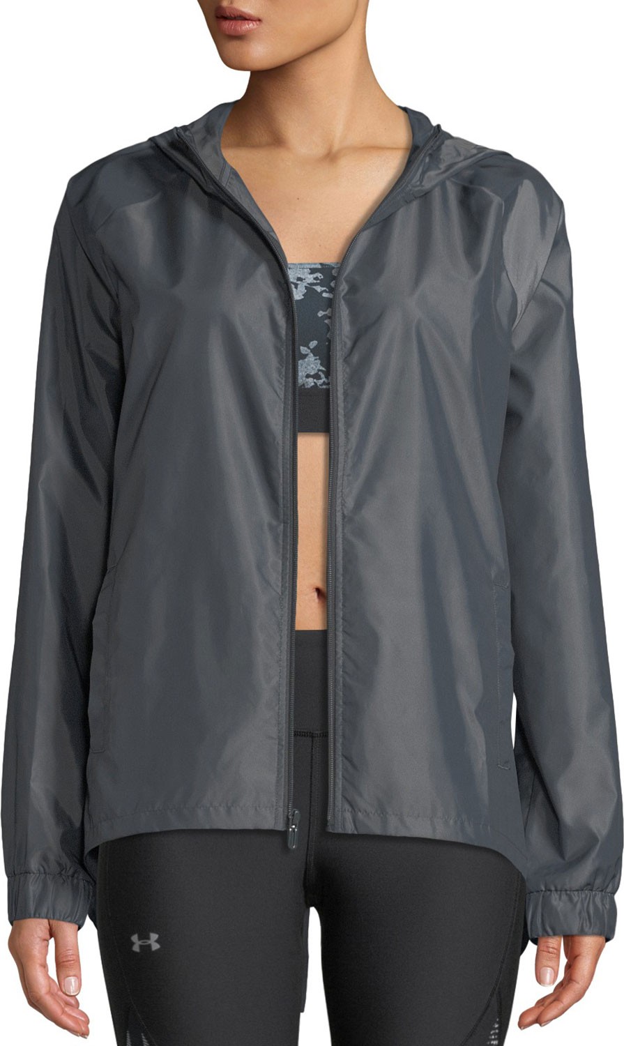 Under Armour Iridescent Woven Hooded Logo Active Jacket