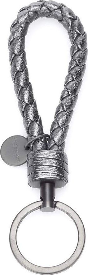 Bottega Veneta Intrecciato leather keychain