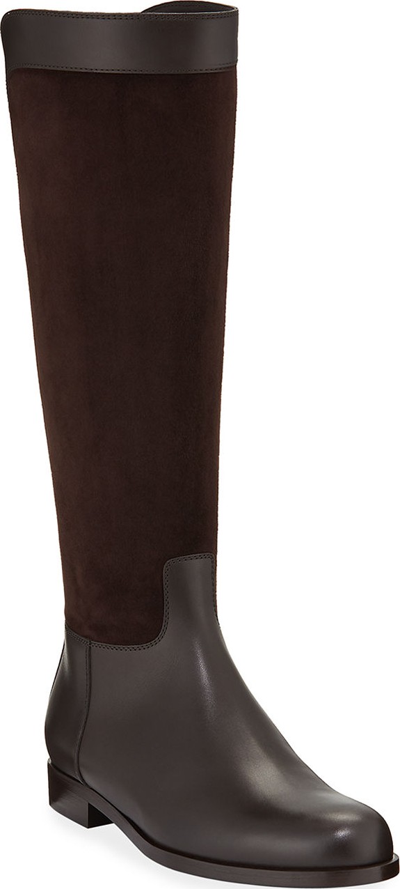 Loro Piana Welly Calf Flat Riding Boots