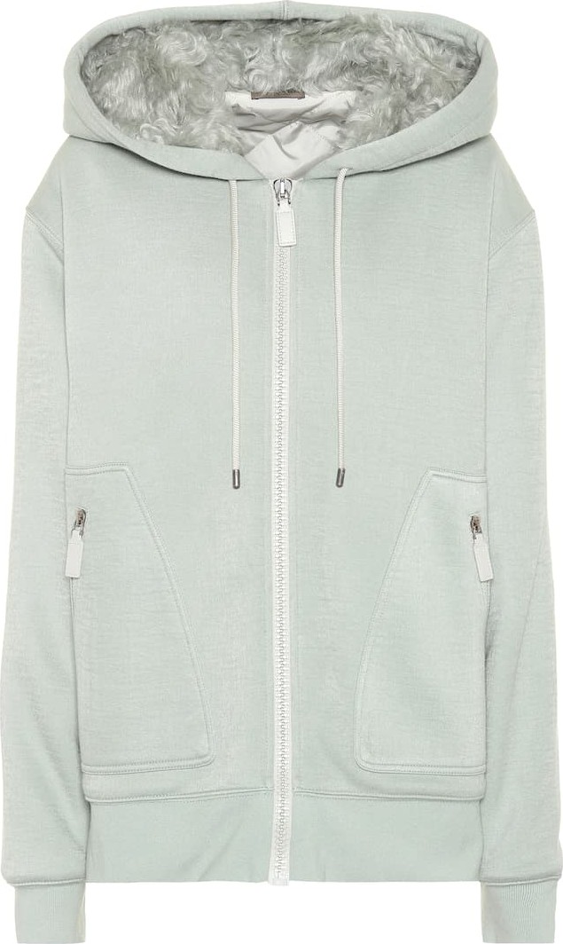 Bottega Veneta Mohair-lined hoodie