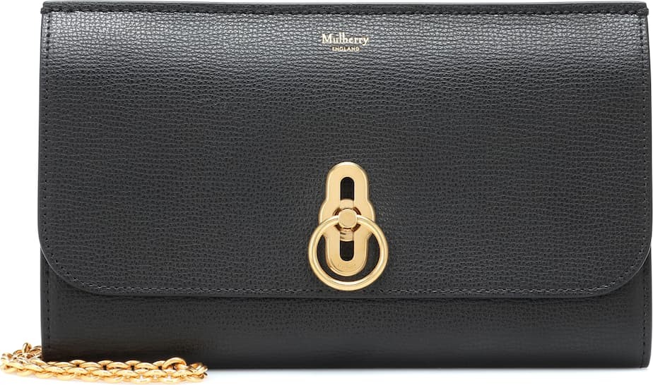 Mulberry Amberley leather clutch