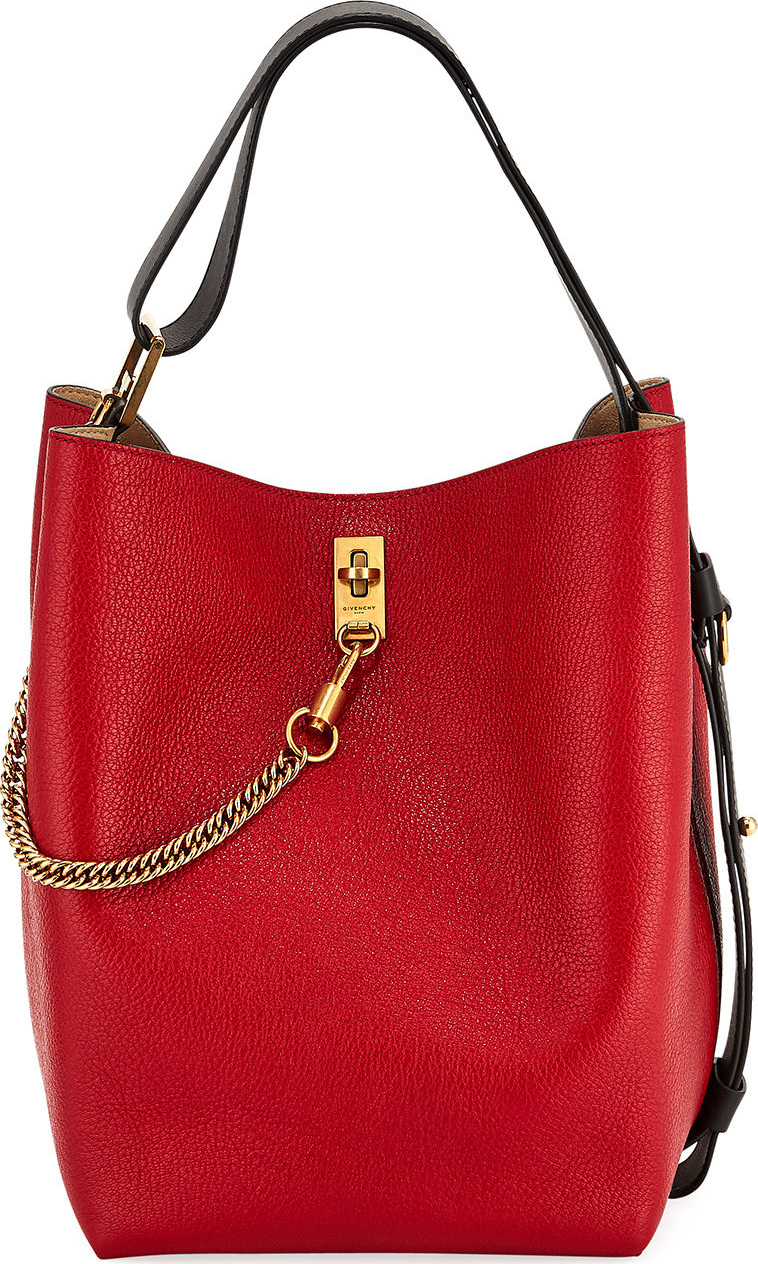 Givenchy GV Medium Leather Bucket Bag