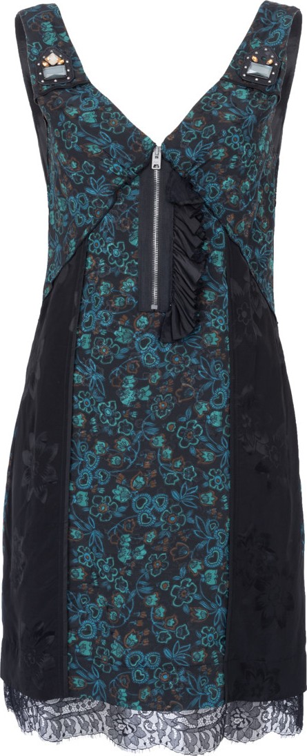 COACH Coach x Viper Room Retro Floral Print Slip Dress