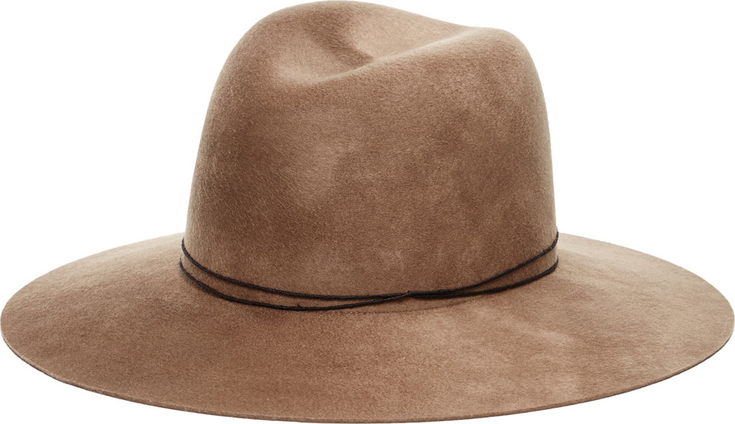 Janessa Leone Billie Wool Fedora Hat