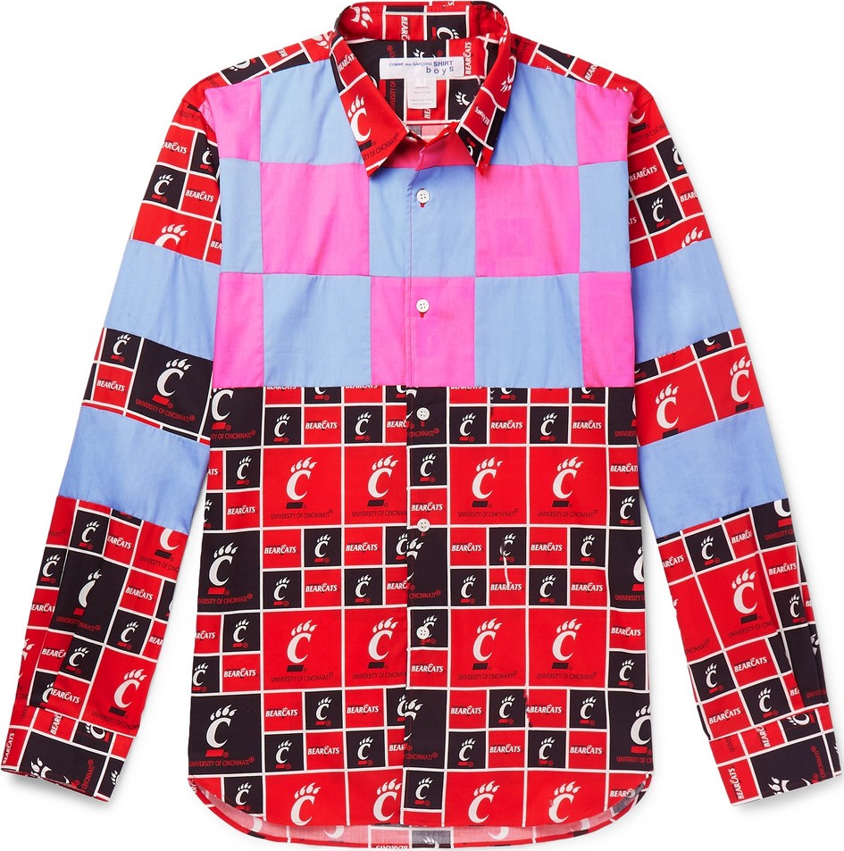 Comme Des Garcons Printed Cotton-Poplin Shirt