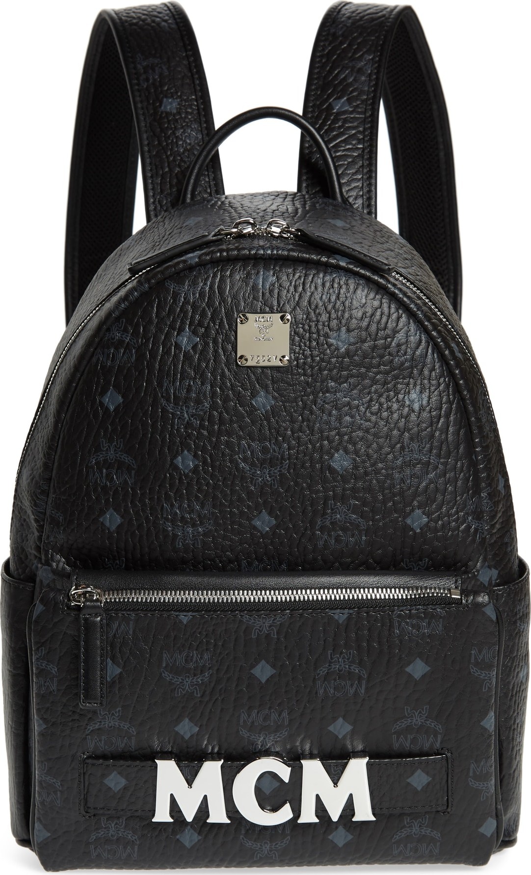 MCM Small Stark Trilogie Canvas Backpack