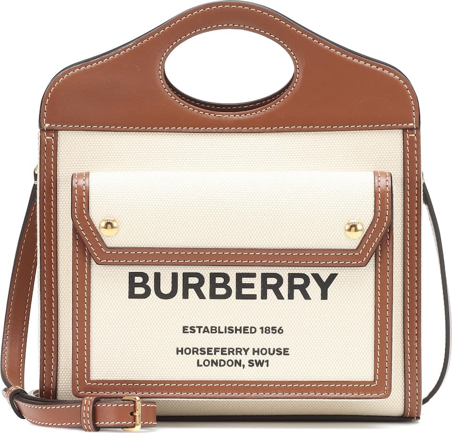 Burberry London England Mini Shopper crossbody bag