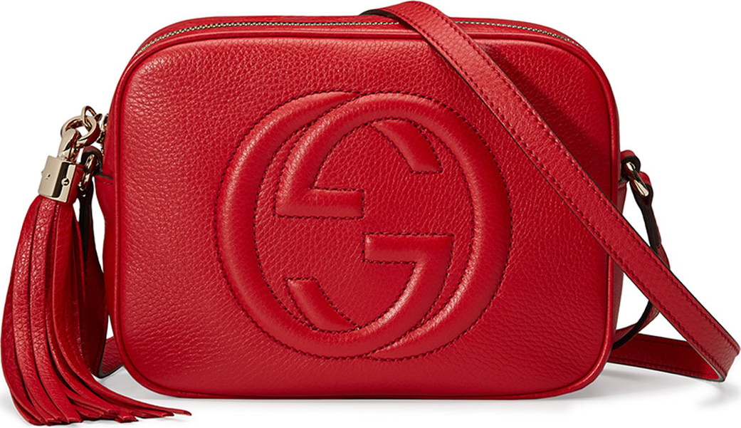 Gucci Soho Leather Disco Bag, Tobasco Red