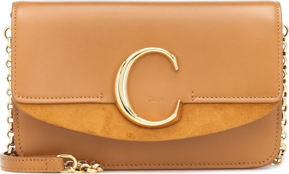 Chloe Chloé C leather clutch
