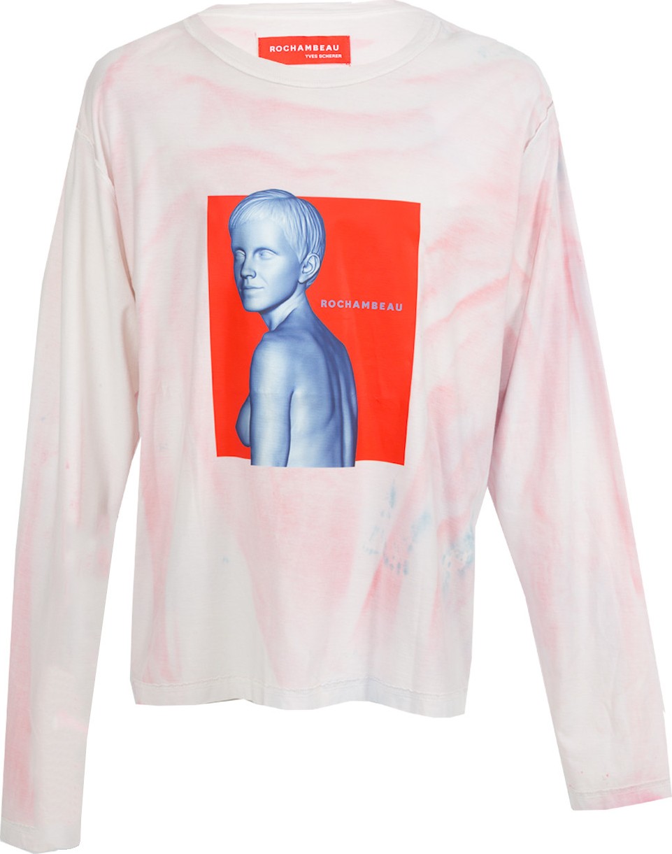Rochambeau ROCHAMBEAU x Yves Scherer pink long sleeve t-shirt
