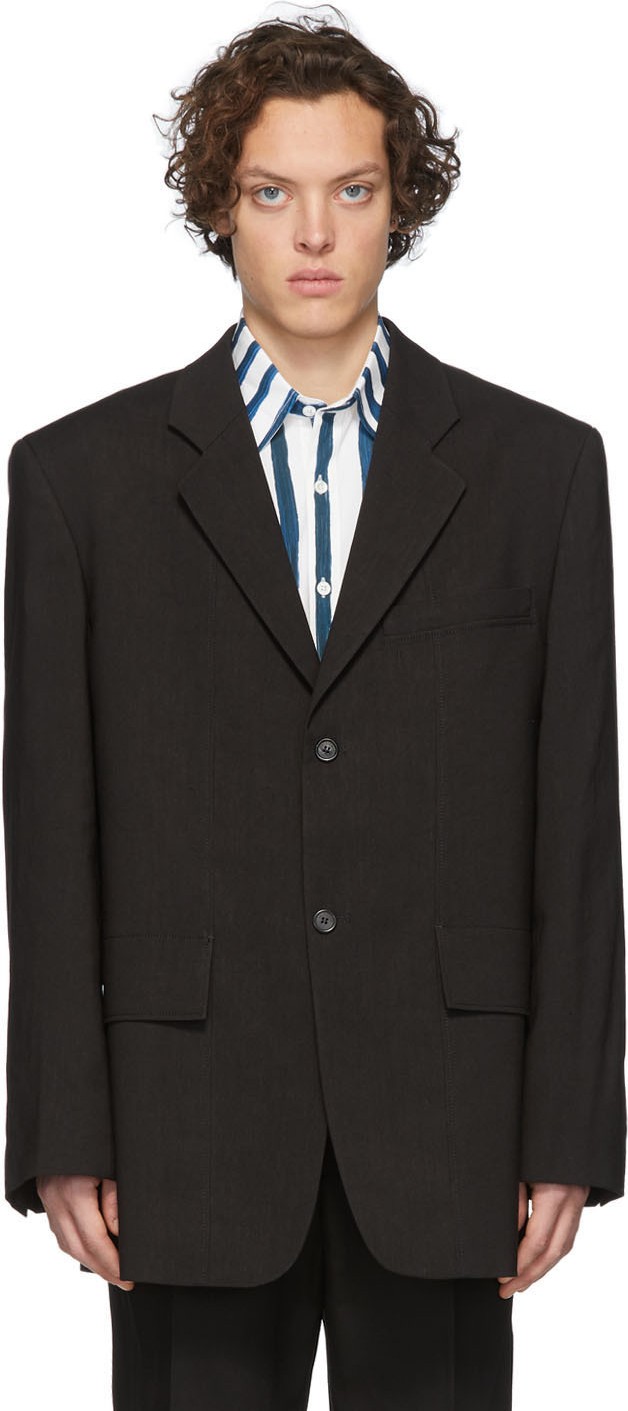 Jacquemus Black 'La Veste De Costume' Blazer