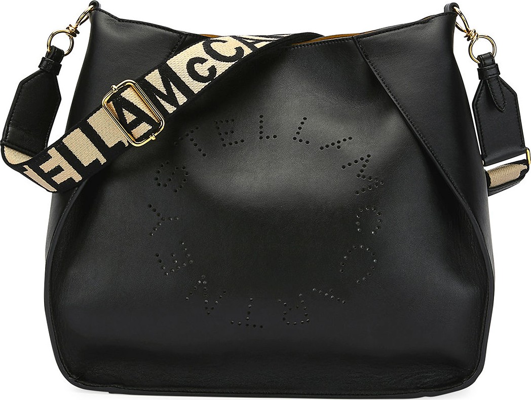 Stella McCartney Perforated Logo Alter Napa Crossbody Bag