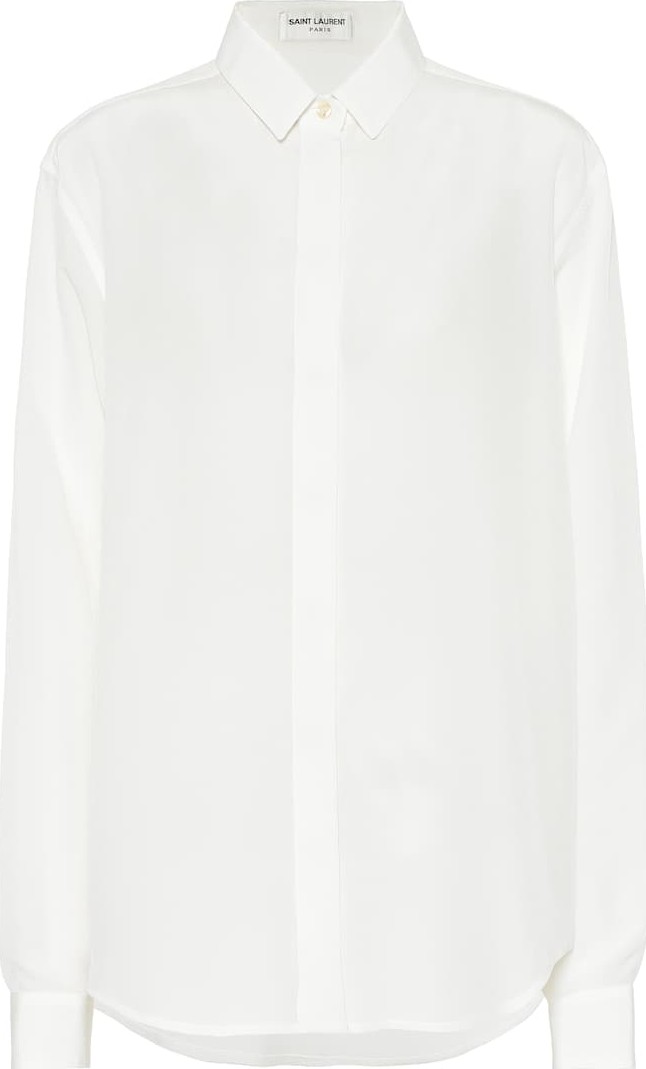 Saint Laurent Silk crêpe de chine blouse