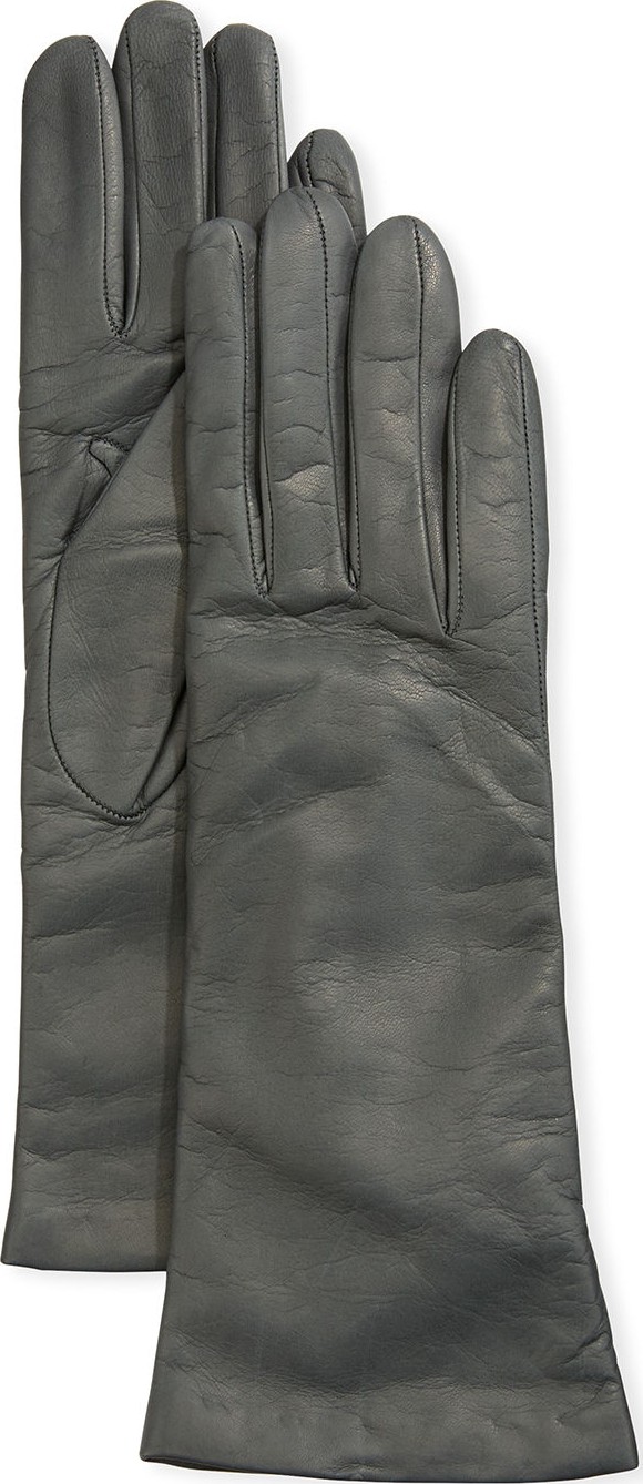 Portolano Four-Button Leather Gloves