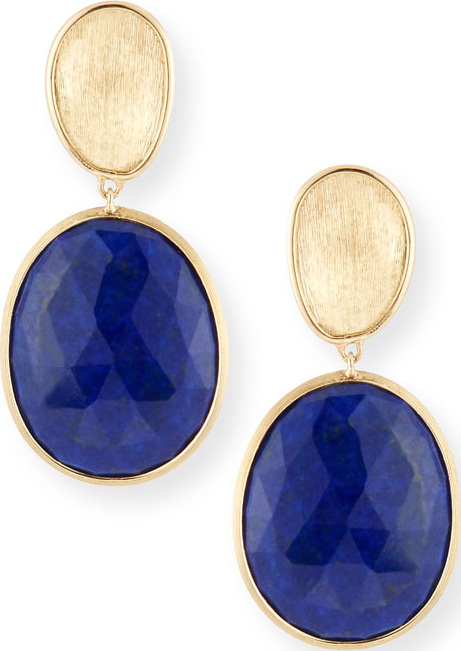 Marco Bicego Lunaria Lapis Drop Earrings