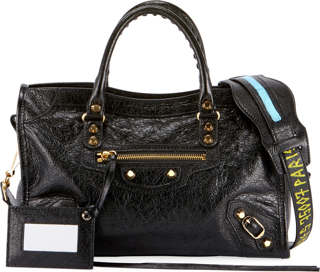 Balenciaga Classic City AJ Small Leather Satchel Bag
