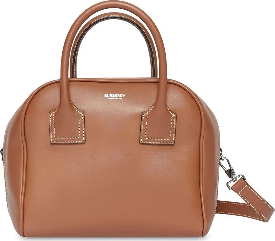 Burberry London England Small Leather Cube Bag