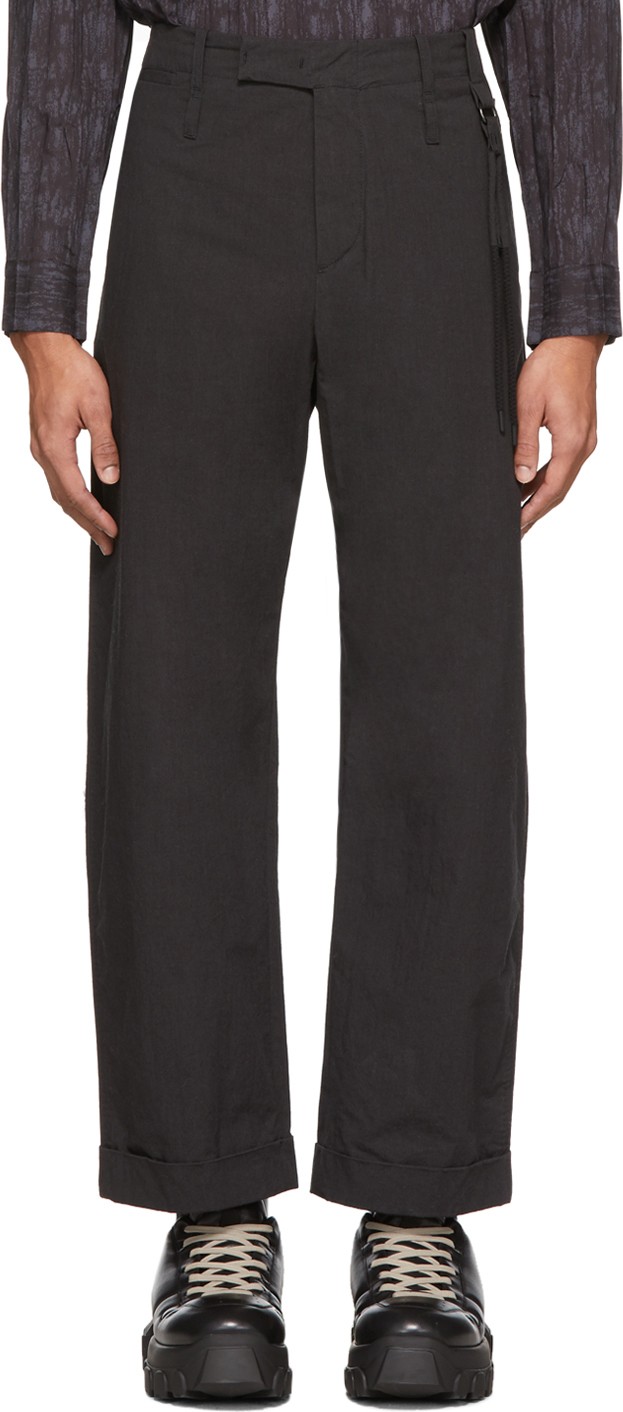 Craig Green Black Uniform Trousers