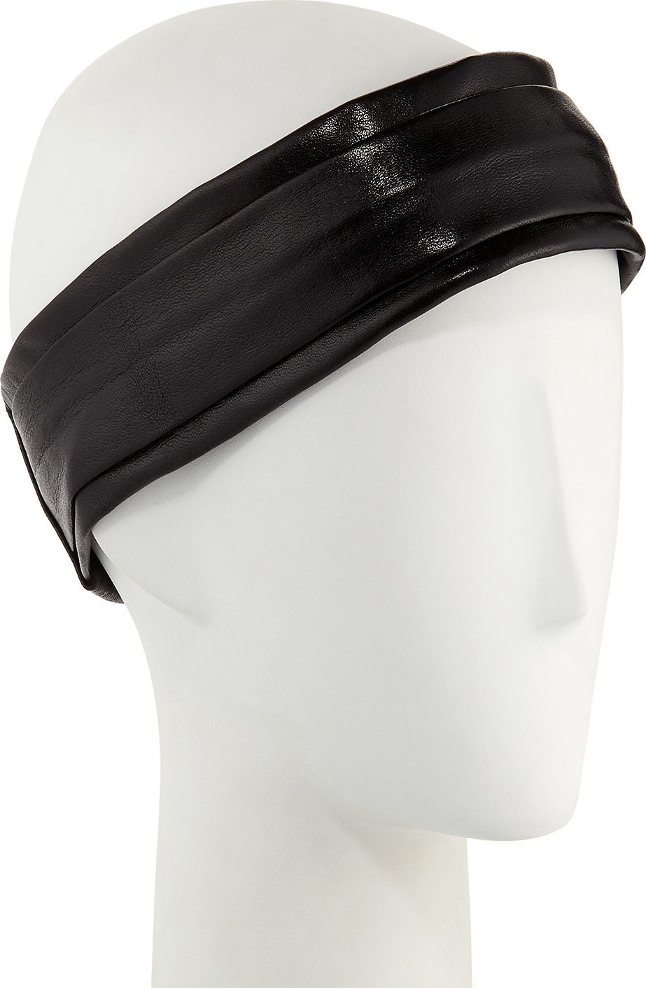 Epona Valley Narrow Leather Pleated Headband