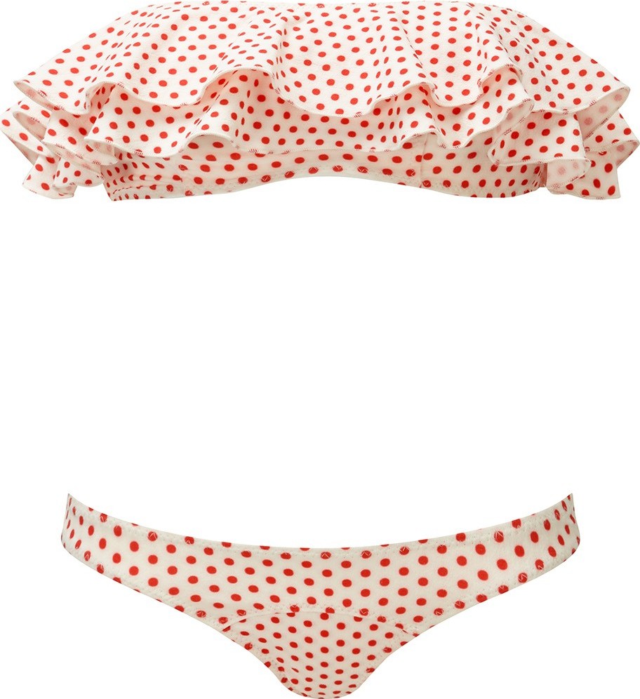 Lisa Marie Fernandez Sabine ruffle bikini