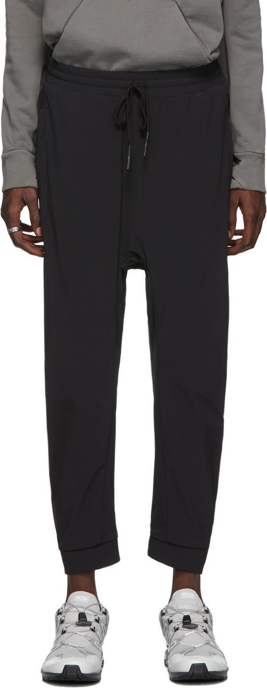 11 By Boris Bidjan Saberi Black Drawstring Lounge Pants