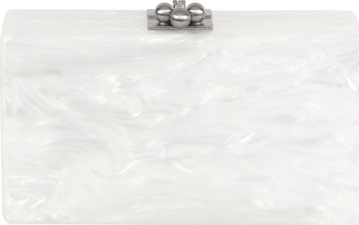 Edie Parker Jean Solid Acrylic Clutch Bag