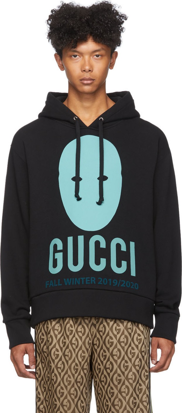 Gucci Black & Blue Manifesto Hoodie