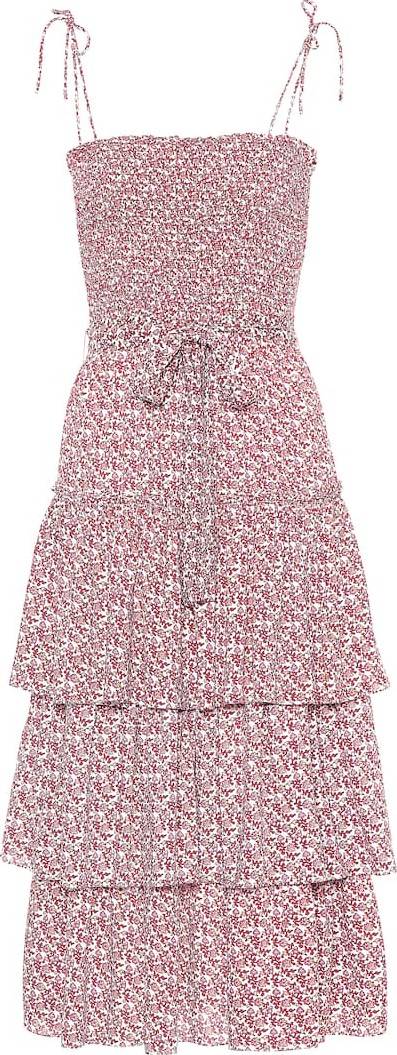Tory Burch Floral-printed midi dress