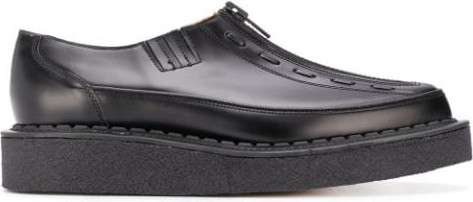 Comme Des Garçons Homme Plus - Zipped chunky sole loafers 