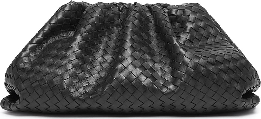 Bottega Veneta Lauren Intrecciato Soft Pouch Clutch Bag