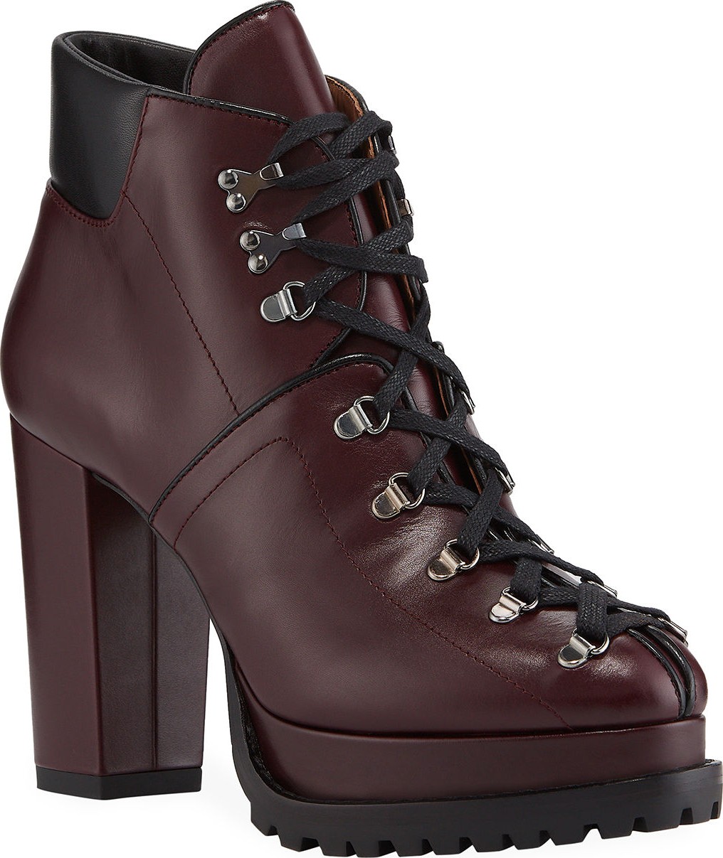 Alaïa Platform Lug-Sole Booties