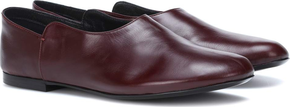 THE ROW Boheme leather slippers