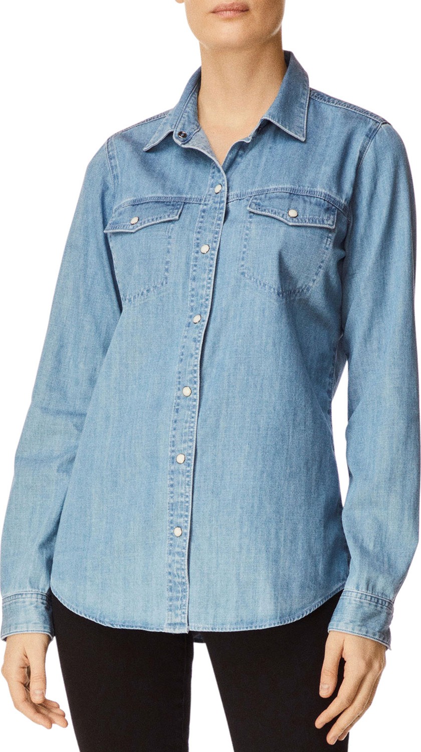 J BRAND Perfect Denim Button-Front Long-Sleeve Shirt