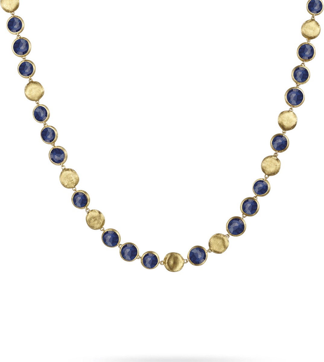 Marco Bicego Jaipur 18K Gold Lapis Lazuli Collar Necklace