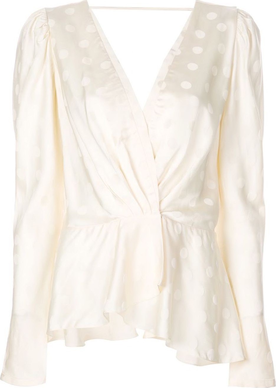 Johanna Ortiz polka dot blouse