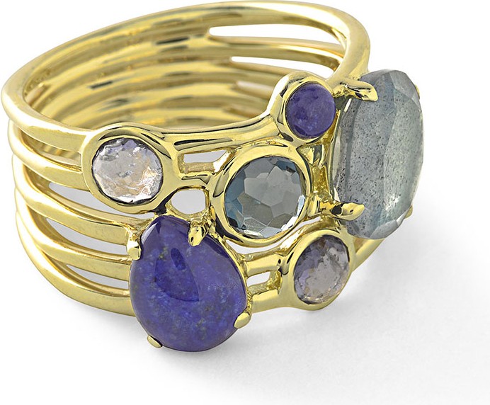 IPPOLITA 18k Rock Candy Gelato 6-Stone Cluster Ring in Liberty