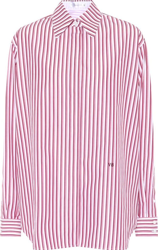 Victoria Beckham Striped cotton shirt