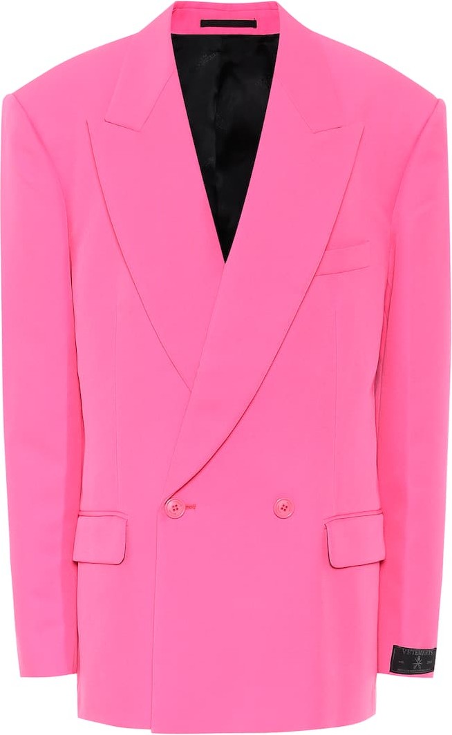 Vetements Oversized twill blazer
