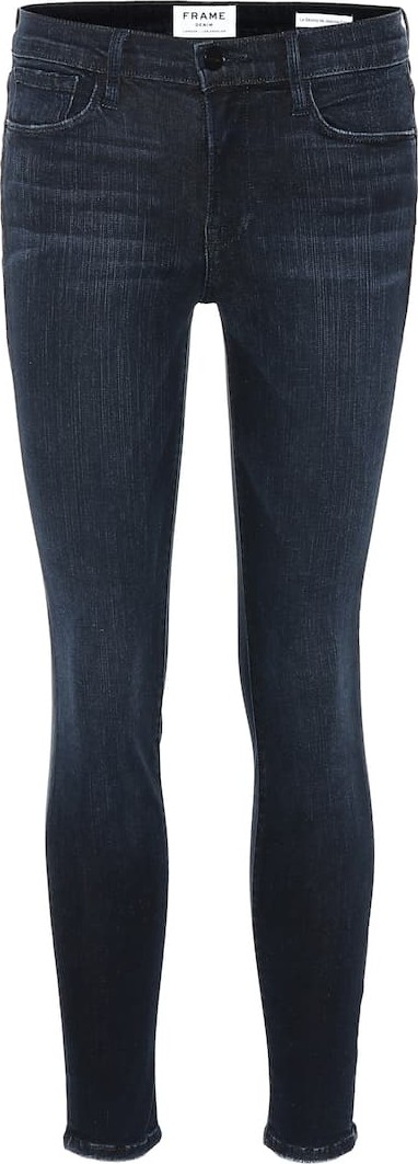 FRAME DENIM Le Skinny de Jeanne mid-rise jeans